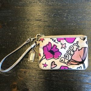 Coach Poppy Wristlet
